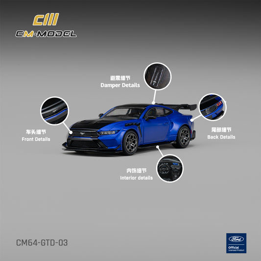 (Pre-Order) (CM64-GTD-03) Ford GTD Lightning Blue