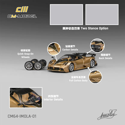 (CM64-Imola-01) Pagani Imola (Gold)