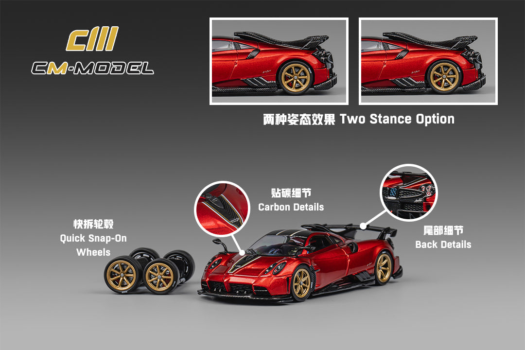 (Pre-Order)(CM64-IMOLA-05) Pagani Imola Metallic Red