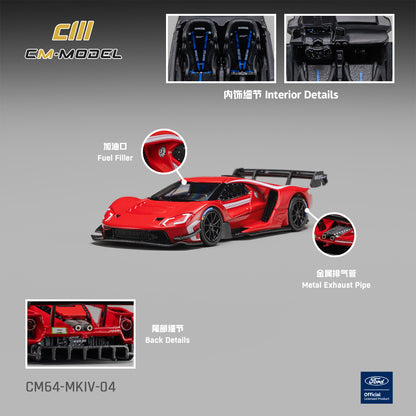 (Pre-Order) (CM64-MKIV-04 ) Ford GT Mk IV Rangoon Red