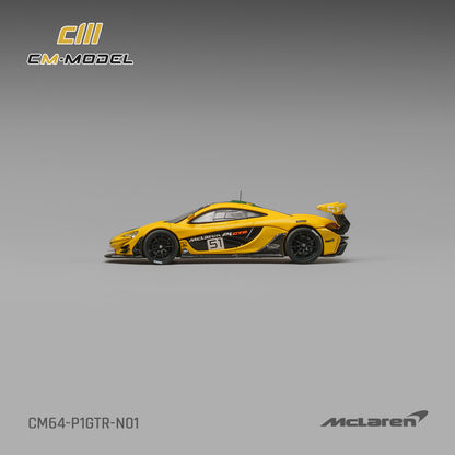 (Pre-Order) (CM64-P1GTR-N01) McLaren P1 GTR Harrods Livery #51