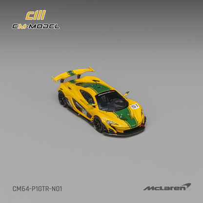 (Pre-Order) (CM64-P1GTR-N01) McLaren P1 GTR Harrods Livery #51