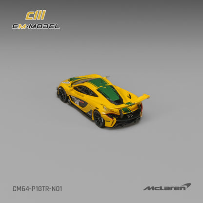 (Pre-Order) (CM64-P1GTR-N01) McLaren P1 GTR Harrods Livery #51