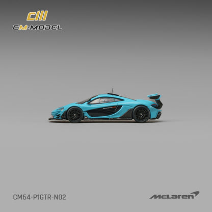 (Pre-Order) (CM64-P1GTR-N02) McLaren P1 GTR Iridium Blue