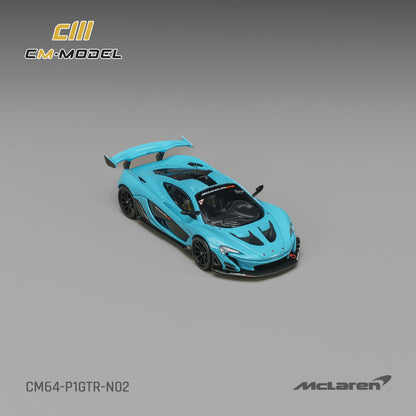 (Pre-Order) (CM64-P1GTR-N02) McLaren P1 GTR Iridium Blue