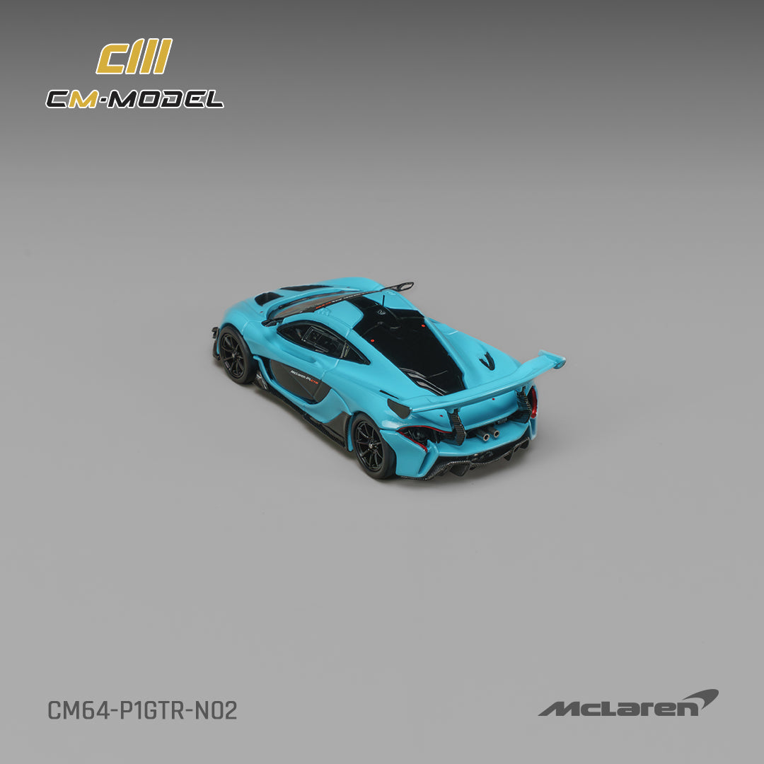 (Pre-Order) (CM64-P1GTR-N02) McLaren P1 GTR Iridium Blue