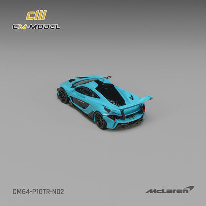 (Pre-Order) (CM64-P1GTR-N02) McLaren P1 GTR Iridium Blue