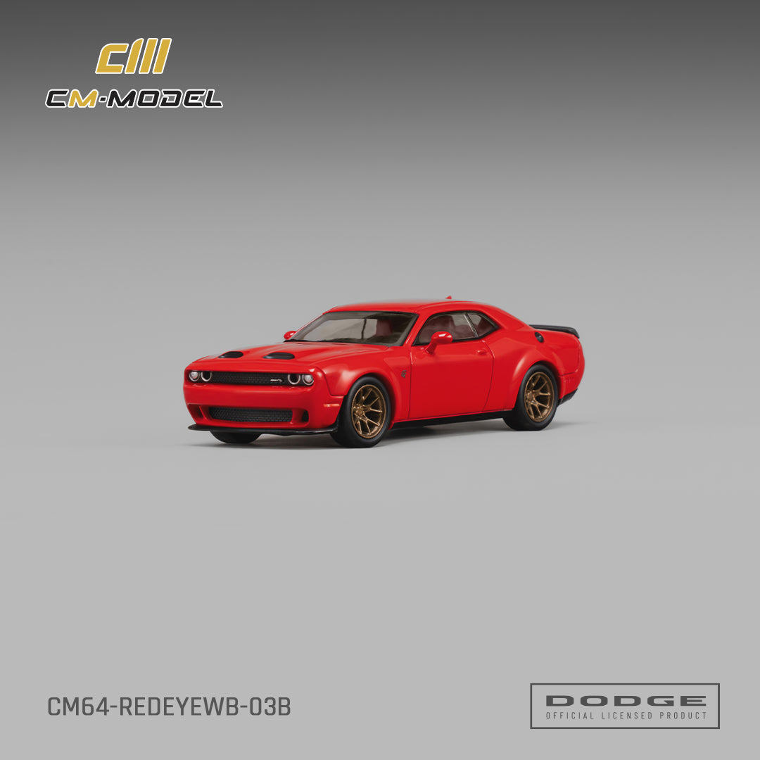 (Pre-Order) (CM64-REDEYEWB-03) Dodge Challenger SRT Hellcat Redeye Widebody Torred Clearcoat