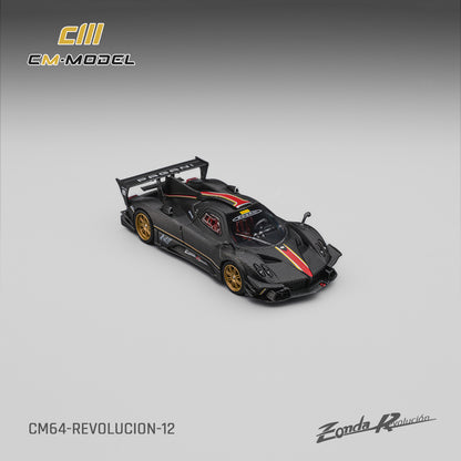 (Pre-Order)(CM64-Revolucion-12) Pagani Zonda Revlucion Drycarbon