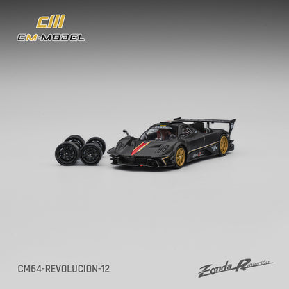 (Pre-Order)(CM64-Revolucion-12) Pagani Zonda Revlucion Drycarbon