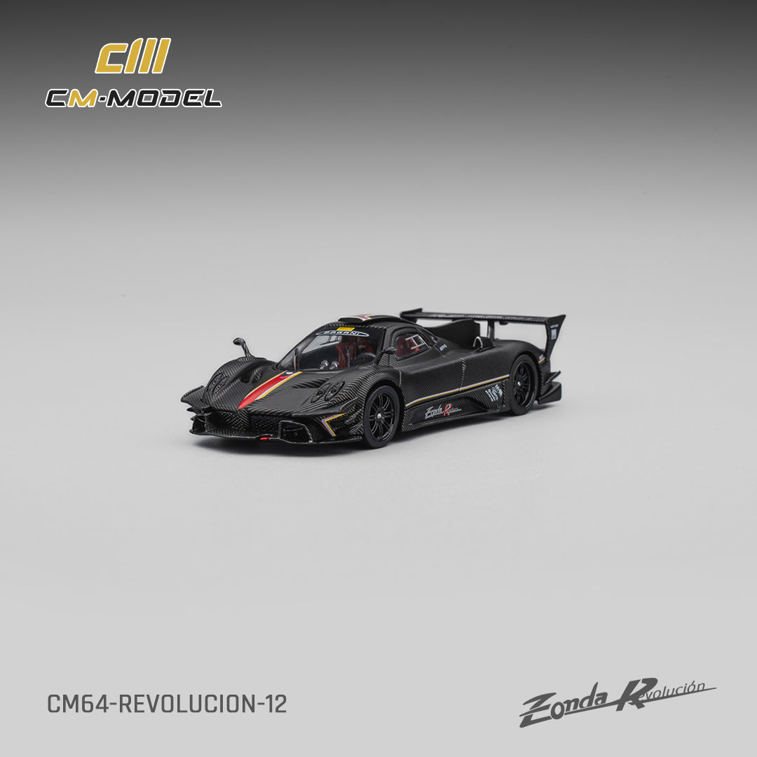 (Pre-Order)(CM64-Revolucion-12) Pagani Zonda Revlucion Drycarbon