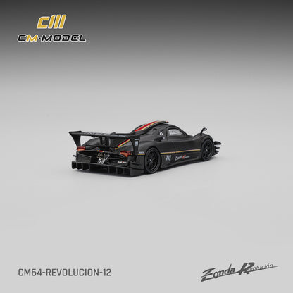 (Pre-Order)(CM64-Revolucion-12) Pagani Zonda Revlucion Drycarbon