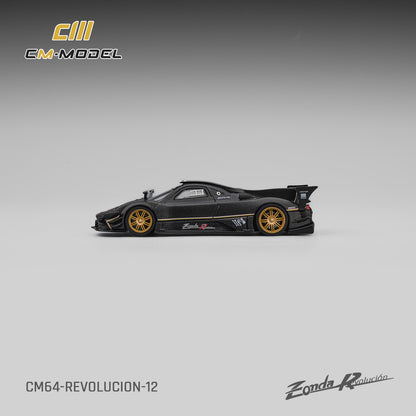 (Pre-Order)(CM64-Revolucion-12) Pagani Zonda Revlucion Drycarbon