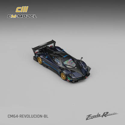 (Pre-Order)(CM64-Revolucion-BL) Pagani Zonda Revlucion Metallic Blue