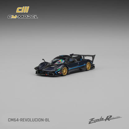 (Pre-Order)(CM64-Revolucion-BL) Pagani Zonda Revlucion Metallic Blue