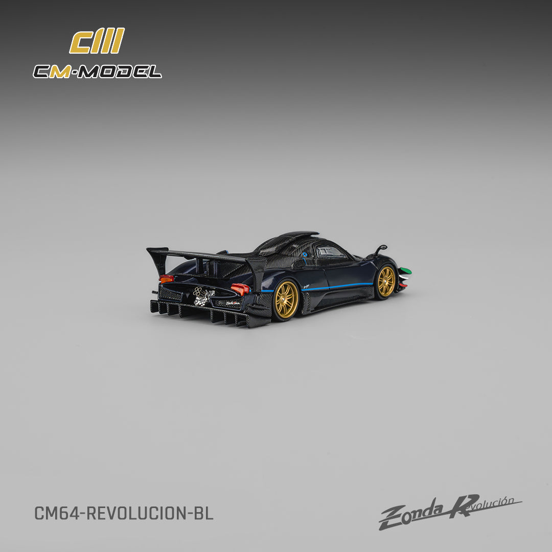 (Pre-Order)(CM64-Revolucion-BL) Pagani Zonda Revlucion Metallic Blue