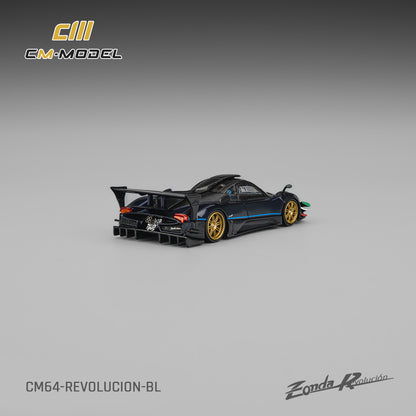 (Pre-Order)(CM64-Revolucion-BL) Pagani Zonda Revlucion Metallic Blue