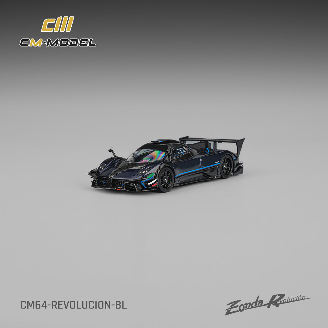 (Pre-Order)(CM64-Revolucion-BL) Pagani Zonda Revlucion Metallic Blue