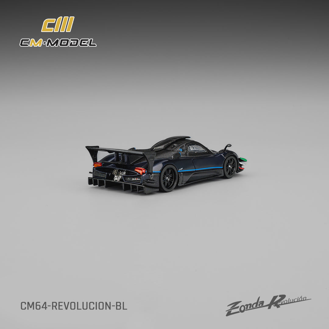 (Pre-Order)(CM64-Revolucion-BL) Pagani Zonda Revlucion Metallic Blue