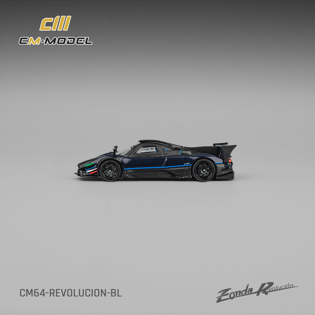 (Pre-Order)(CM64-Revolucion-BL) Pagani Zonda Revlucion Metallic Blue