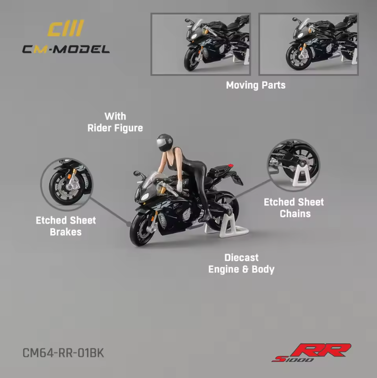 (CM64-RR-01) S1000 RR (Black)