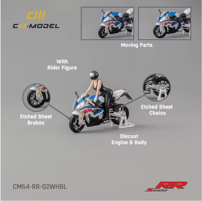 (CM64-RR-02) S1000 RR (Blue)