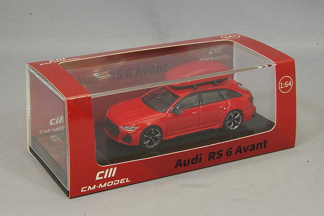 (CM64-RS6-03) Audi RS6 Red Avant Station Wagon