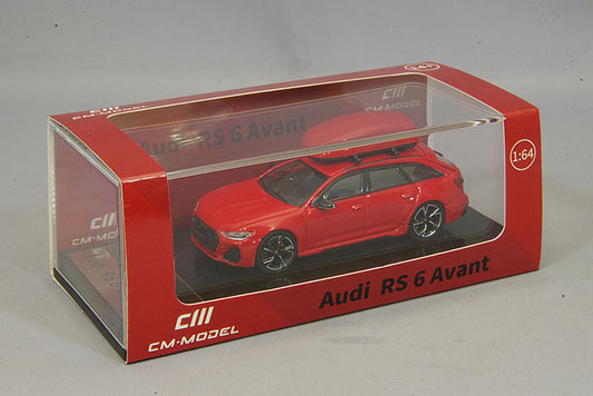 (CM64-RS6-03) Audi RS6 Red Avant Station Wagon