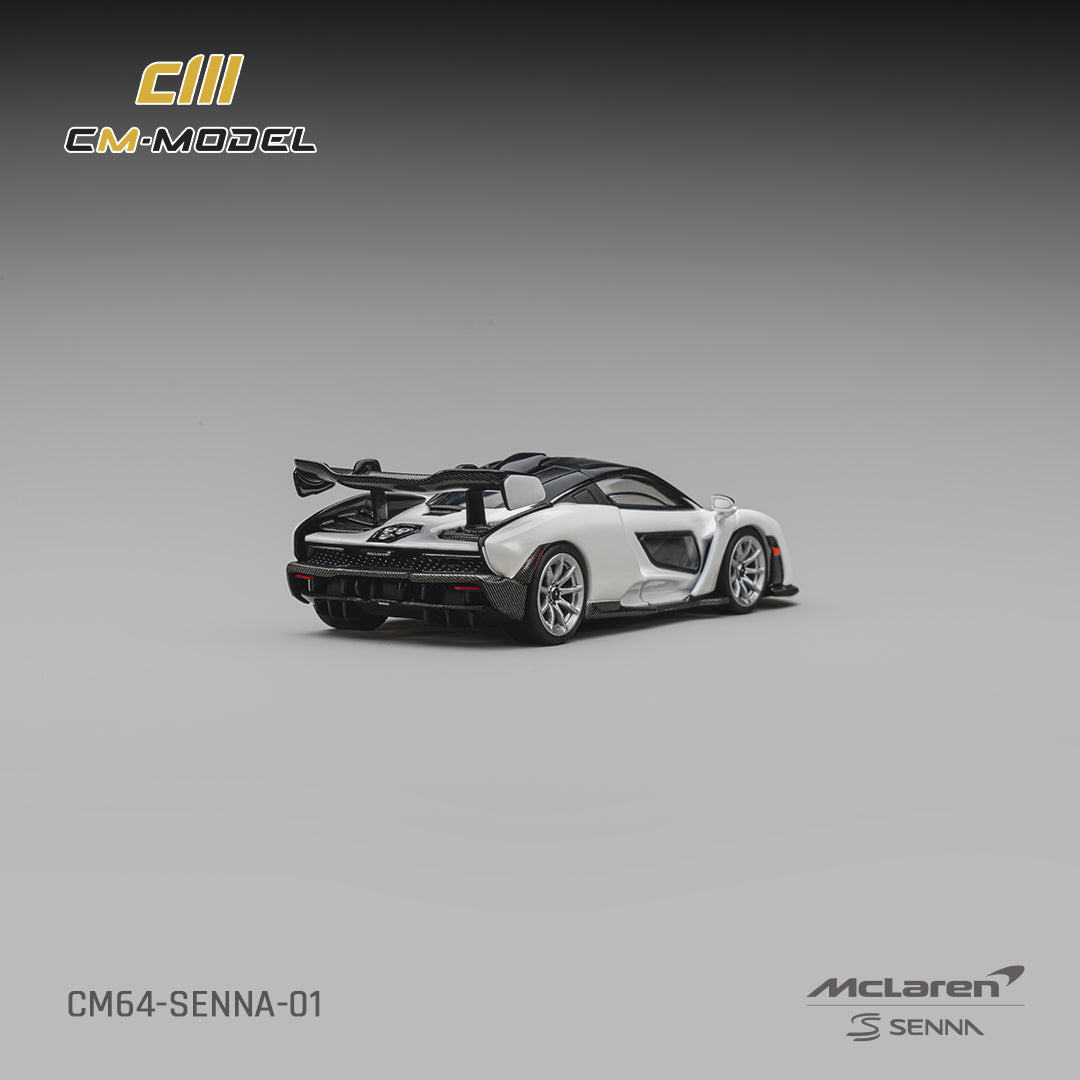 (Pre-Order)(CM64-SENNA-01) McLaren Senna Silica White
