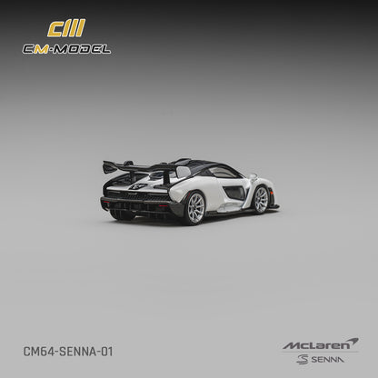 (Pre-Order)(CM64-SENNA-01) McLaren Senna Silica White