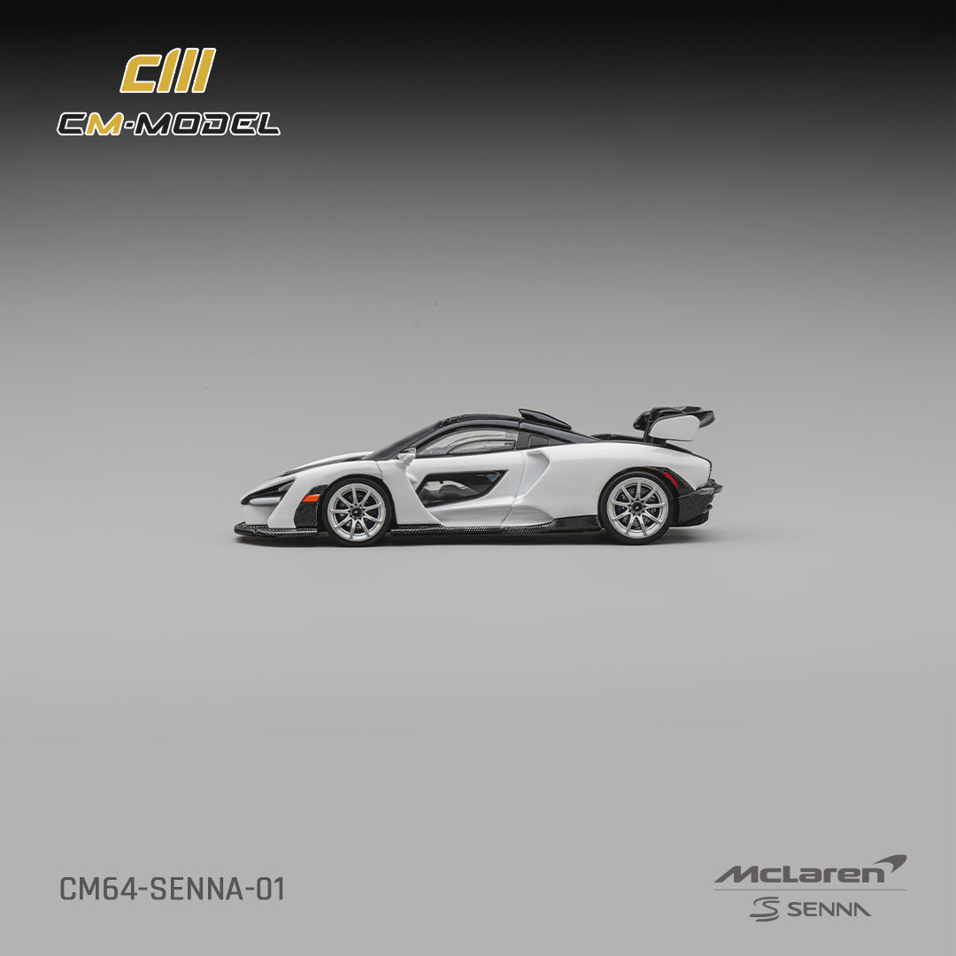 (Pre-Order)(CM64-SENNA-01) McLaren Senna Silica White