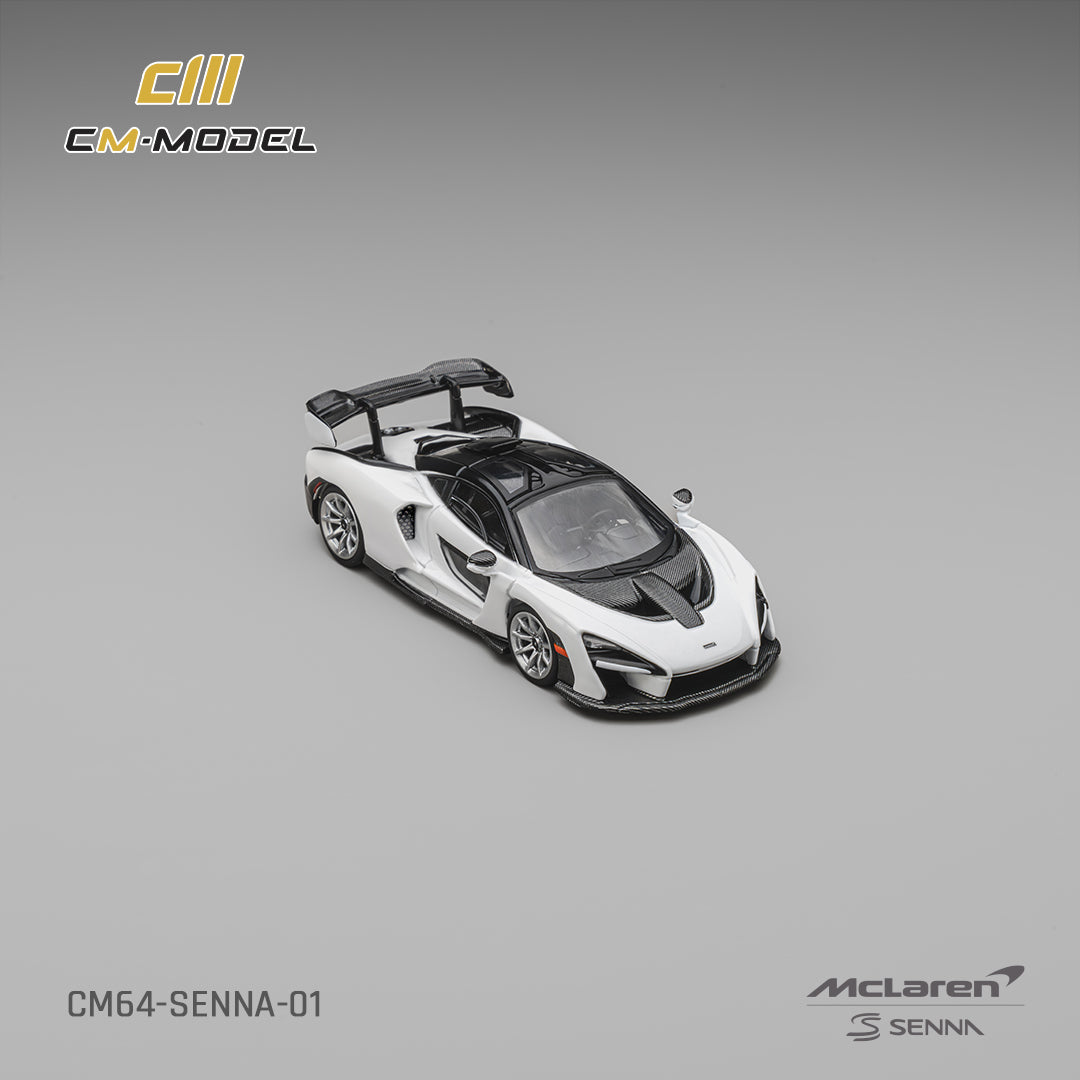 (Pre-Order)(CM64-SENNA-01) McLaren Senna Silica White