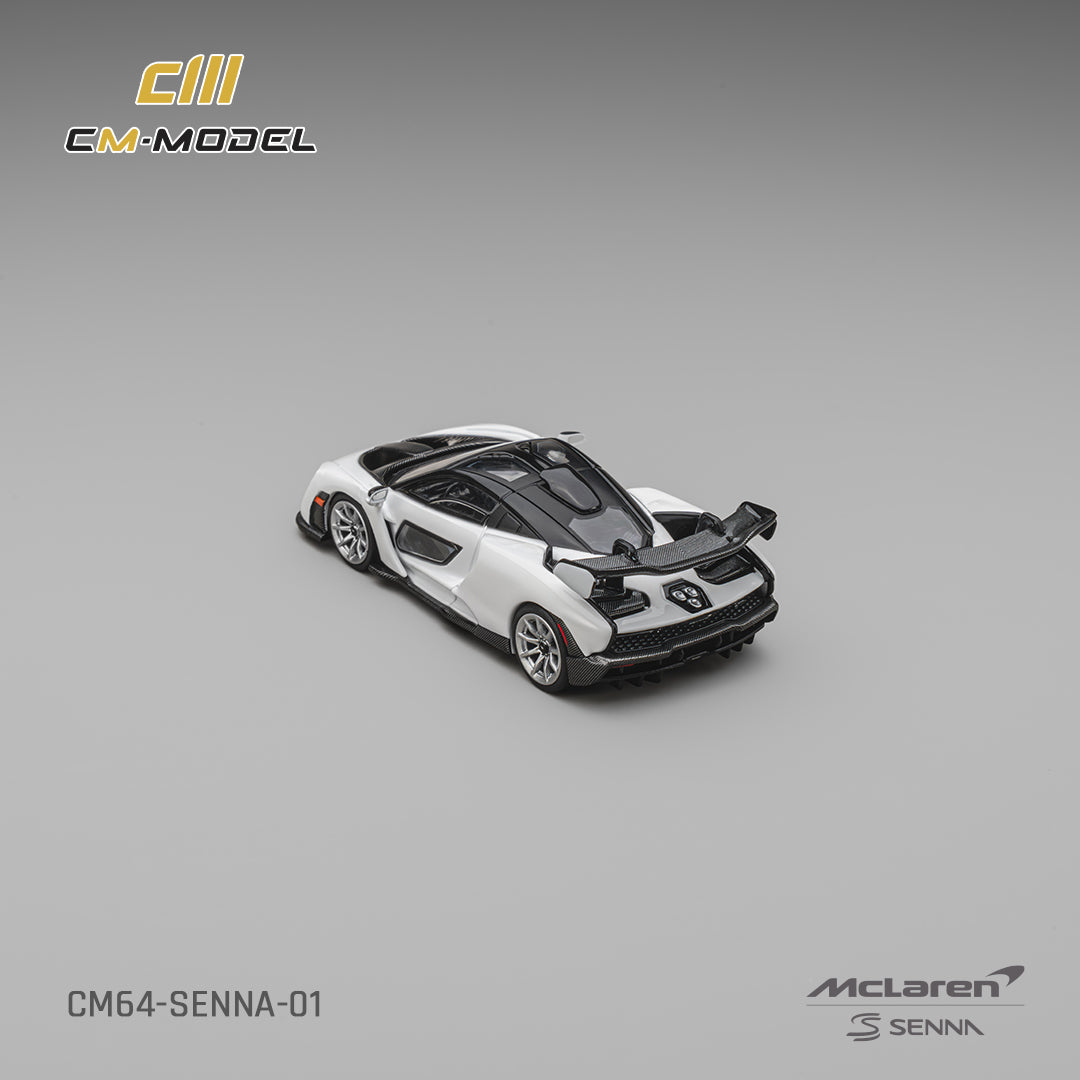 (Pre-Order)(CM64-SENNA-01) McLaren Senna Silica White