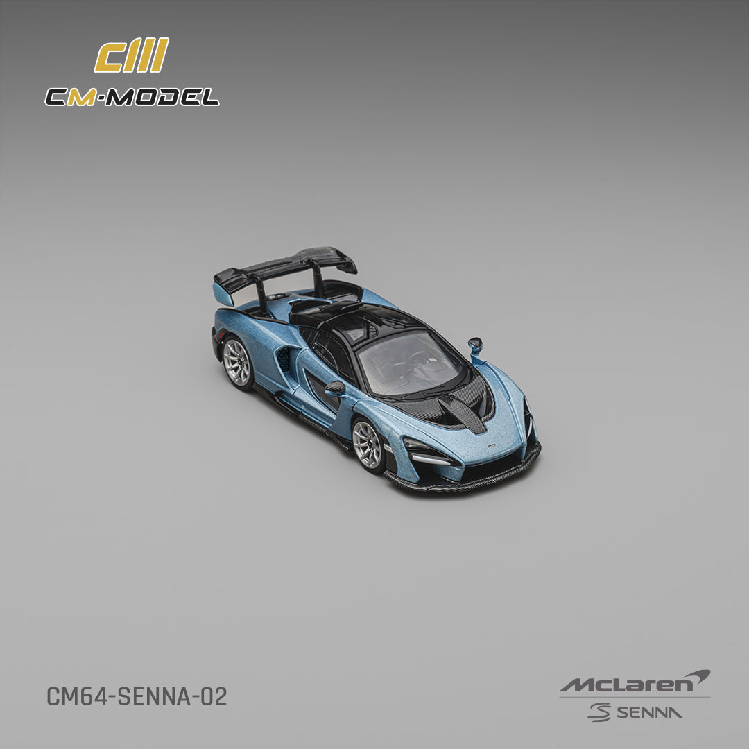 (Pre-Order) (CM64-Senna-02) Mclaren Senna Ice blue
