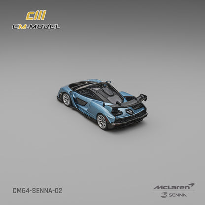 (Pre-Order) (CM64-Senna-02) Mclaren Senna Ice blue