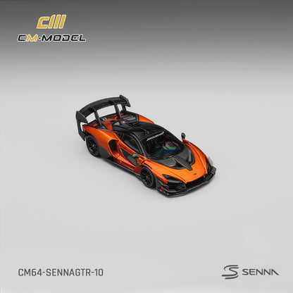 (Pre-Order) (CM64-SennaGTR-10) Mclaren Senna GTR Volcano Orange