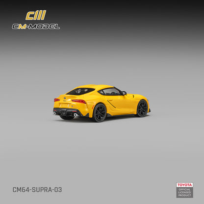 (Pre-Order) (CM64-Supra-03) Toyota GR Supra Nitro Yellow