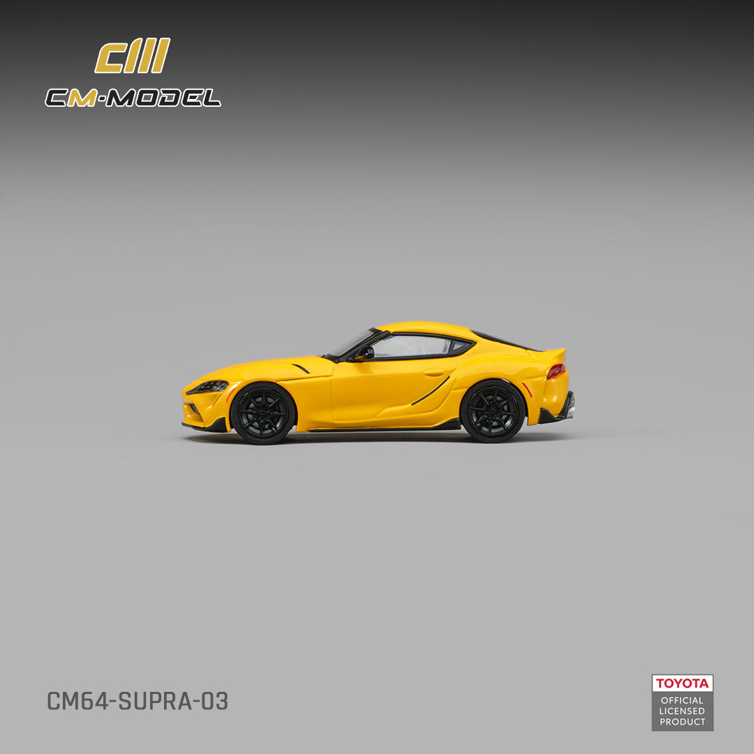 (Pre-Order) (CM64-Supra-03) Toyota GR Supra Nitro Yellow
