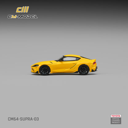 (Pre-Order) (CM64-Supra-03) Toyota GR Supra Nitro Yellow