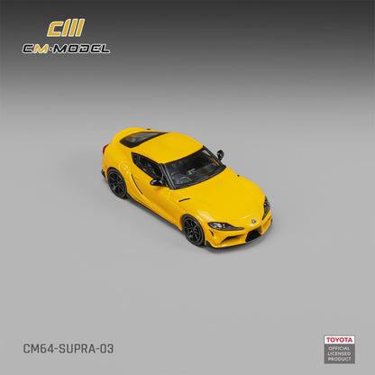 (Pre-Order) (CM64-Supra-03) Toyota GR Supra Nitro Yellow