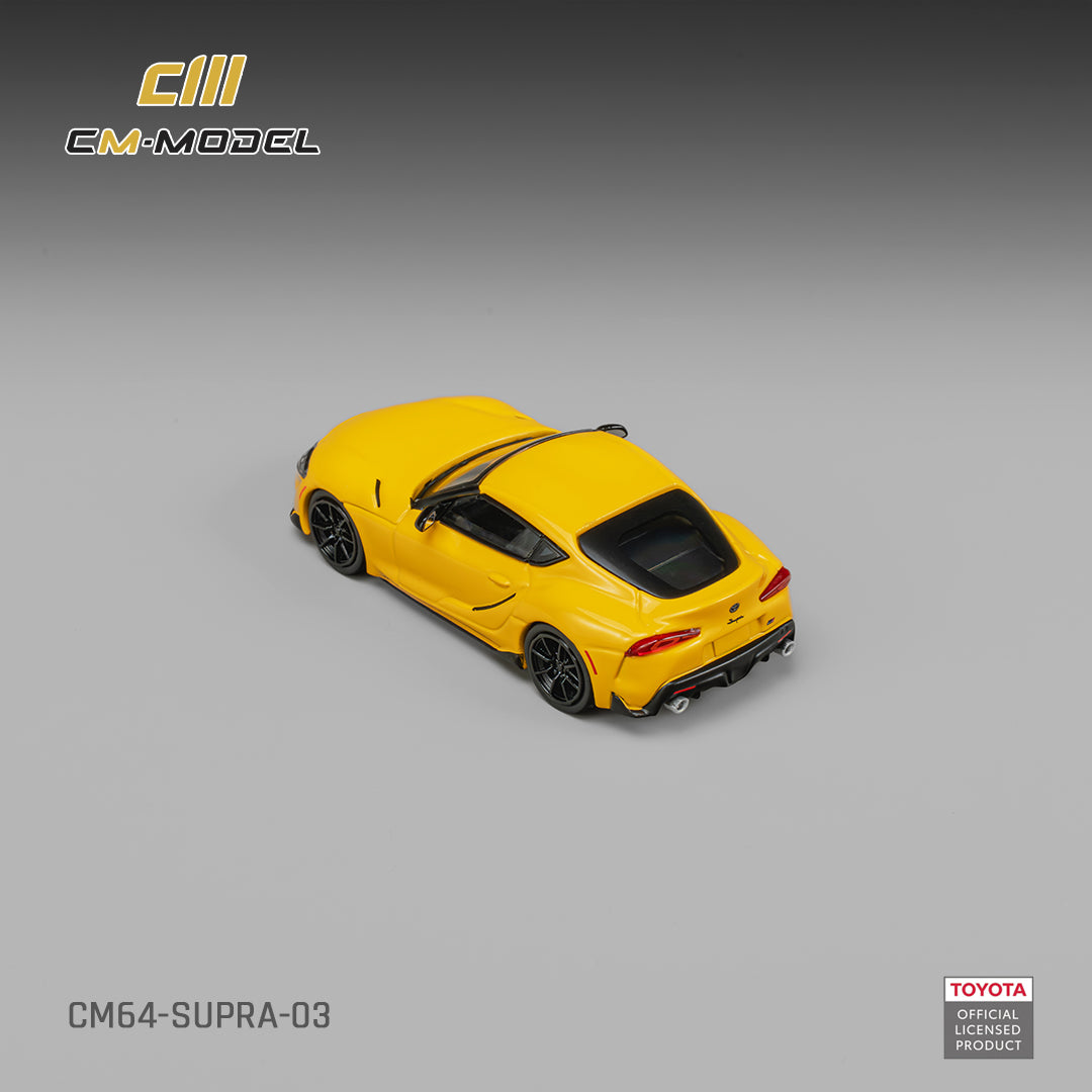(Pre-Order) (CM64-Supra-03) Toyota GR Supra Nitro Yellow