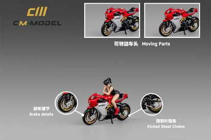 (CM64-SV800-01) MV Agusta SV800 with figurine