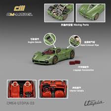 (CM64-Utopia-03) Pagani Utopia Metallic Green