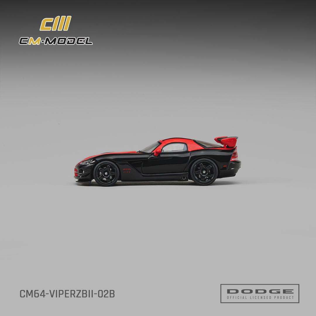 (Pre-Order) (CM64-ViperZBII-02B) Dodge Viper ACR(ZBII)
Viper Black with Red