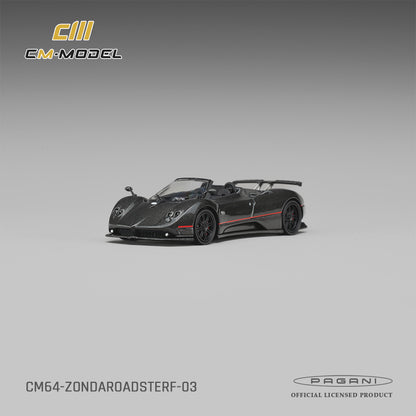 (Pre-Order) (CM64-ZONDAROADSTERF-03) Pagani ZondaF Roadster Montecarlo Gray