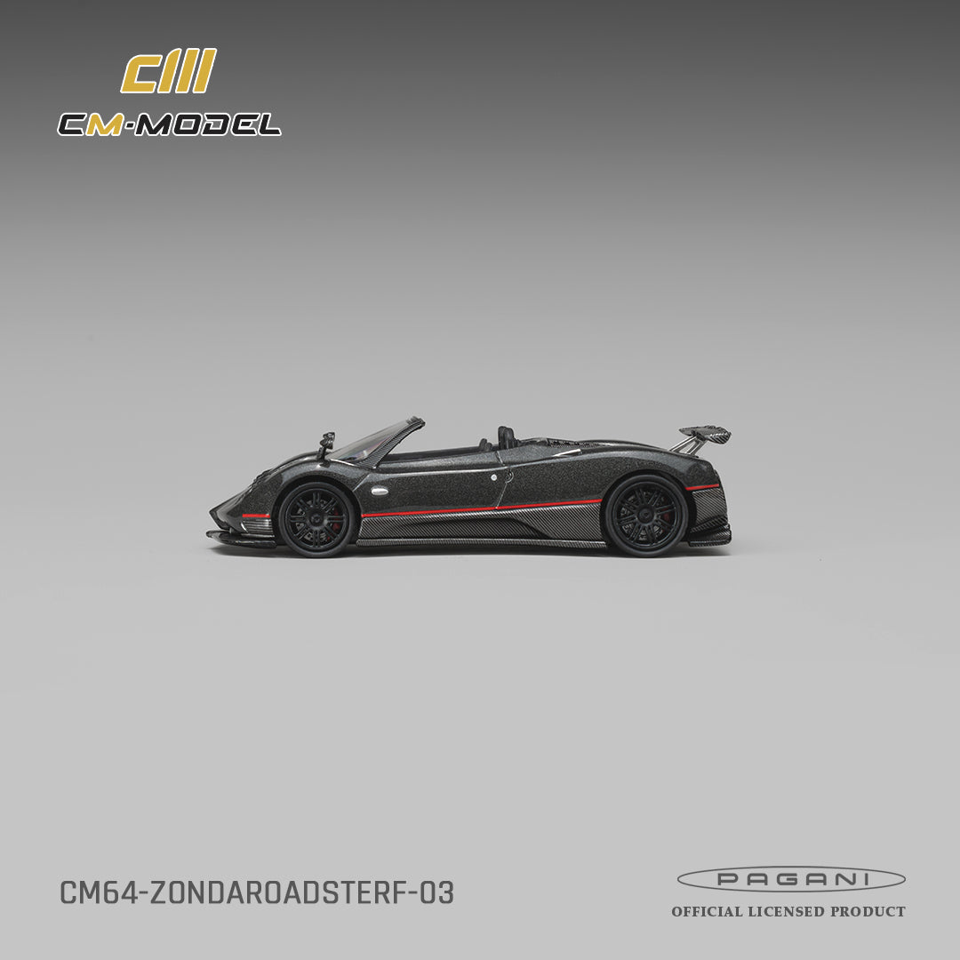(Pre-Order) (CM64-ZONDAROADSTERF-03) Pagani ZondaF Roadster Montecarlo Gray
