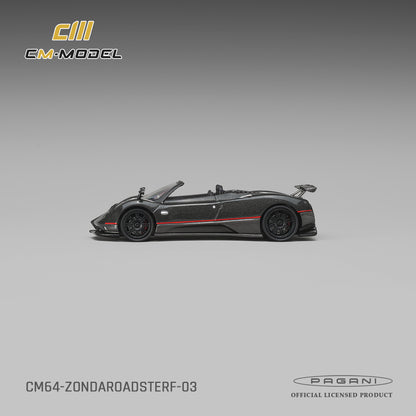 (Pre-Order) (CM64-ZONDAROADSTERF-03) Pagani ZondaF Roadster Montecarlo Gray