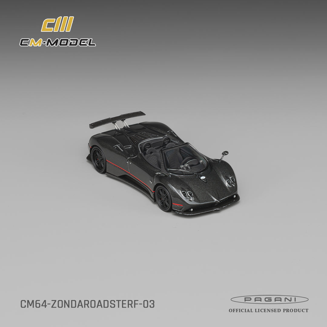 (Pre-Order) (CM64-ZONDAROADSTERF-03) Pagani ZondaF Roadster Montecarlo Gray