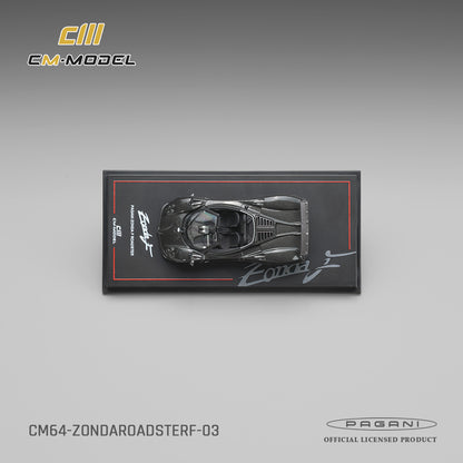 (Pre-Order) (CM64-ZONDAROADSTERF-03) Pagani ZondaF Roadster Montecarlo Gray