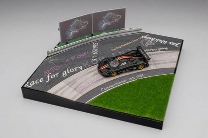 (Pre-Order)(CM64-DIORAMASET-01) Diorama Set + Pagani Zonda Revlucion Drycarbon